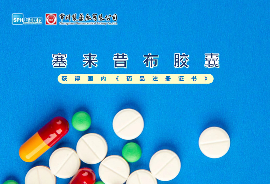 常州leyu塞来昔布胶囊获得国内《药品注册证书》